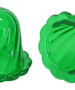Tulipa Green Silicone Massage Cups for Sensitive Skin (2 Pack)