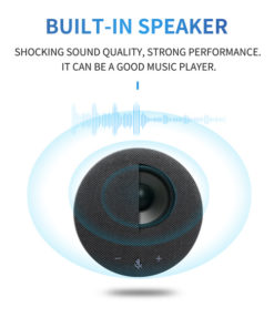 Portable 360° Conference Speakerphone with USB & Bluetooth