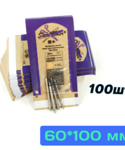 SteriTimer Kraft Combination Sterilization Pouches (60x100mm)