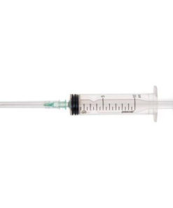 Sterile 10ml 3-Part Luer Syringe with 21G Needle (10 Pack)