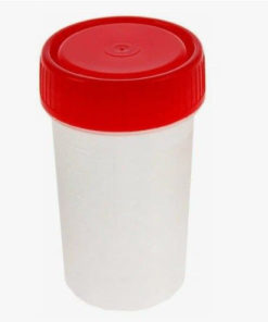 Non-Sterile 60ml Biomaterial Collection Container (10 Pack)
