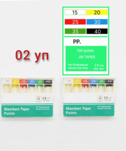 Absorbent Paper Points Endo, Sizes 15-40 (200 ct)