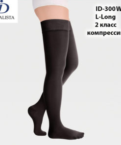 Compression Stockings - Idealista Black, 20-30 mmHg, 1 Pair