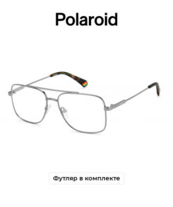 Polaroid PLD D451 Silver Metal Frame Glasses