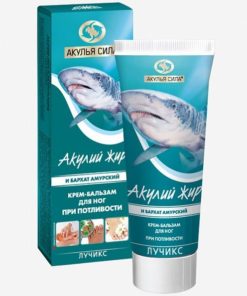 Shark Oil & Amur Velvet Foot Cream: Antifungal & Antiperspirant