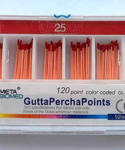 Meta Biomed Gutta-Percha Points, Size 25/.02, 120/Pack