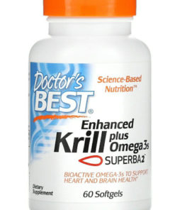 Doctors Best Superba Krill Oil Omega-3s (60 Capsules)