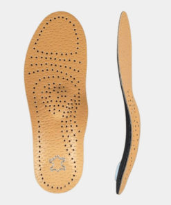 Leather Orthotic Insoles for Shoes (Sizes 43-44)