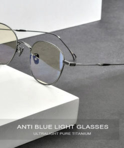 Fonex Titanium Computer Glasses: Unisex Blue Light Blocking