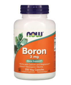 Boron 520mg Capsules: Dietary Supplement