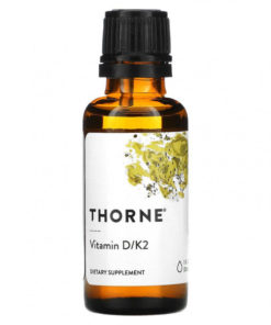 Thorne Research Vitamin D3 & K2 (1000 IU, 25 mcg) - 30ml Supplement