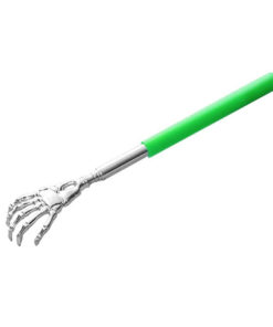 Telescopic Back Scratcher "Skeleton" - Green, 22-58cm