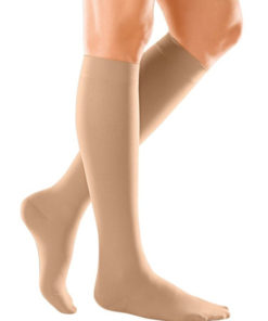 Compression Socks, Brown, 20-30 mmHg, 1 Pair