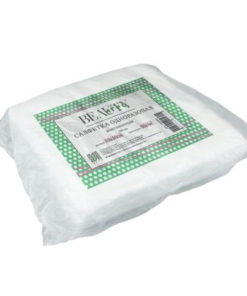 100 Pack White Embossed Spunlace Wipes (10x10cm)