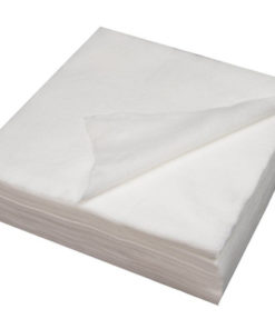 100 Pack White Spunlace Wipes (15x15cm, 40gsm)