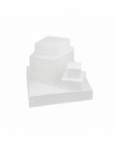 IGRObeauty White Spunlace Embossed Wipes (20x30cm, 50gsm), 100 Pack