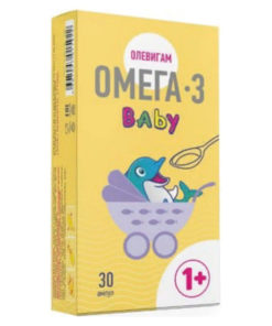 OleviGam Omega-3 Baby Oral Solution (1+ Year, 30 x 0.55ml Ampoules)
