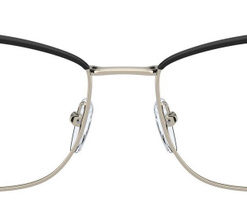 Prada PR 57WV AAV1O1 Black Hexagonal Metal Women's Eyeglass Frames