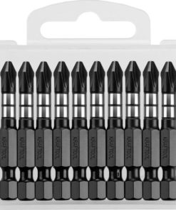 KRAFTOOL Impact Pro PH2 Bits, 50mm, 10-Pack