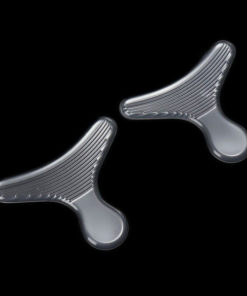 Silicone Heel Grips with Cushioning, Self-Adhesive, Clear, 9x6.8cm (Pair)