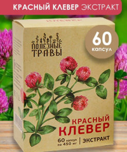 Red Clover Extract Capsules (60 Count) - Bee & Man