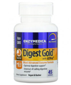 Enzymedica Digest Gold with ATPro: Digestive Enzymes, 45 Capsules