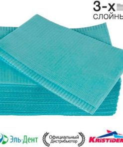 Premium 3-Ply Chest Wipes (33x45cm, 500 Count) - Christident Blue