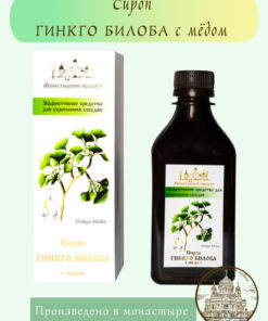 Ginkgo Biloba Syrup with Honey: Natural Vessel Support (250ml)