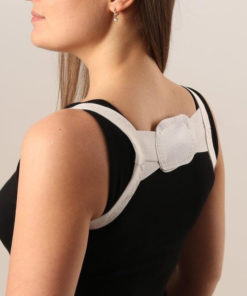 Posture Corrector with Adjustable Straps (Small/Medium, White)