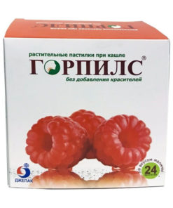 Gorpills Raspberry Lozenges (Dietary Supplement), 24ct