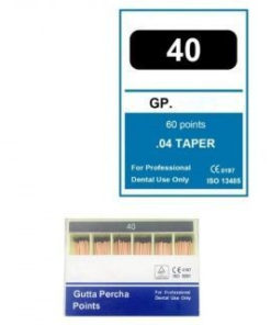 NeoHealth Size 40, .04 Taper Gutta-Percha Points (60/pack)