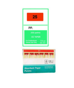 NeoHealth Endo Paper Points, Size 25, 0.02 Taper, 120/Pack