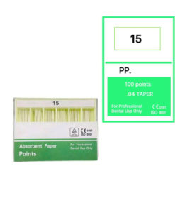 NeoHealth Paper Points: Size 15, 0.04 Taper, 100/Pack