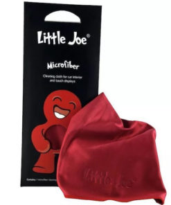 Red Microfiber Cleaning Cloth for Glasses, Optics & Screens (25x25cm)