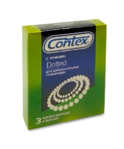 Contex Dotted Condoms: Enhanced Pleasure & Reliable Protection (3-Pack)
