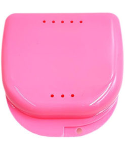 Pink Small Dental Denture Case