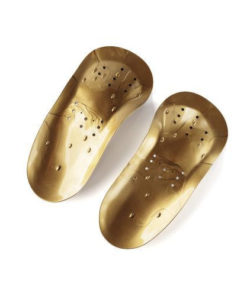 Health Art Orthotic Insoles: Sizes 23.5-38 (Gold, Medium)