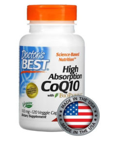 Doctor's Best High-Absorption CoQ10 100mg, 120 Veggie Caps