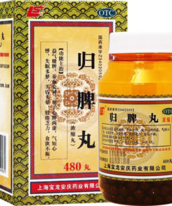 Guipi Wan Pills: Treat Anemia, Arrhythmia, Fatigue & Impotence (480ct)