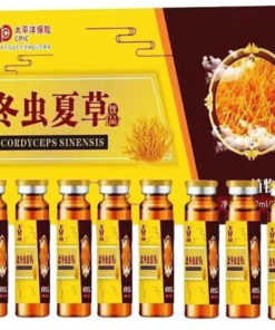Cordyceps Elixir with Amino Acids:  Boost Lung, Liver, Kidney & Heart Health (10 x 10ml)