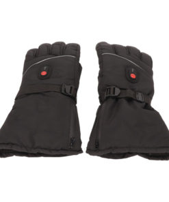 Heated Gloves: Waterproof, Windproof, 3-Level Heat, Black