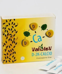ValulaV D3, K1, K2 & Calcium: 10 x 10ml Sachets