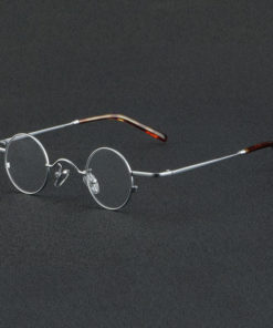 Ultra-Lightweight Titanium Round Glasses for Men & Women
