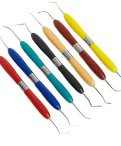 Ergonomic Double-Sided Dental Filling Instruments with Silicone Handles