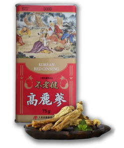 6-Year-Old Korean Red Ginseng Root (Daedong, 75g, 5 Pieces)