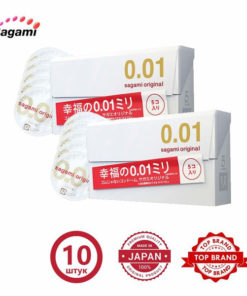 Sagami 001 Ultra-Thin Condoms: 0.01mm Thin, 10 Count