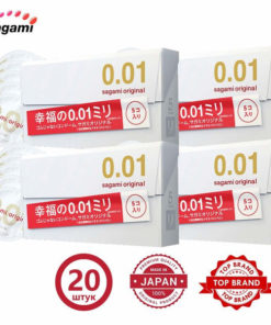 Sagami 001 Ultra-Thin Condoms (0.01mm, 20-Pack)