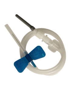 Butterfly Needle 23G x 3/4" (19cm Catheter) with Luer Adapter - 10 Pack