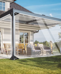 Waterproof Transparent PVC Tarpaulin with Grommets