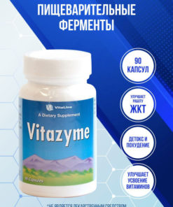 Vitazym Digestive Enzymes: 90 Capsules
